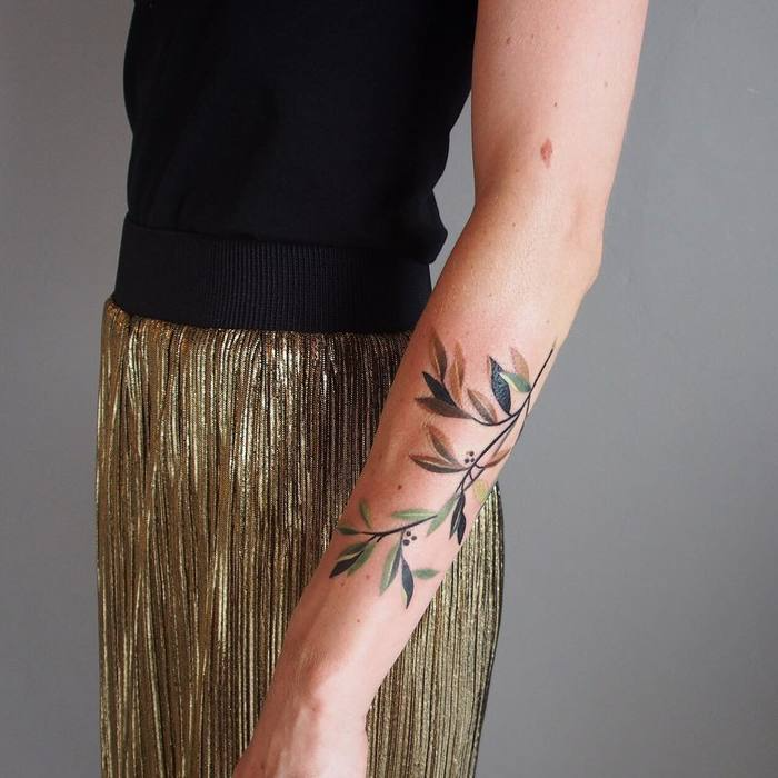 Olive Branch Tattoos 17