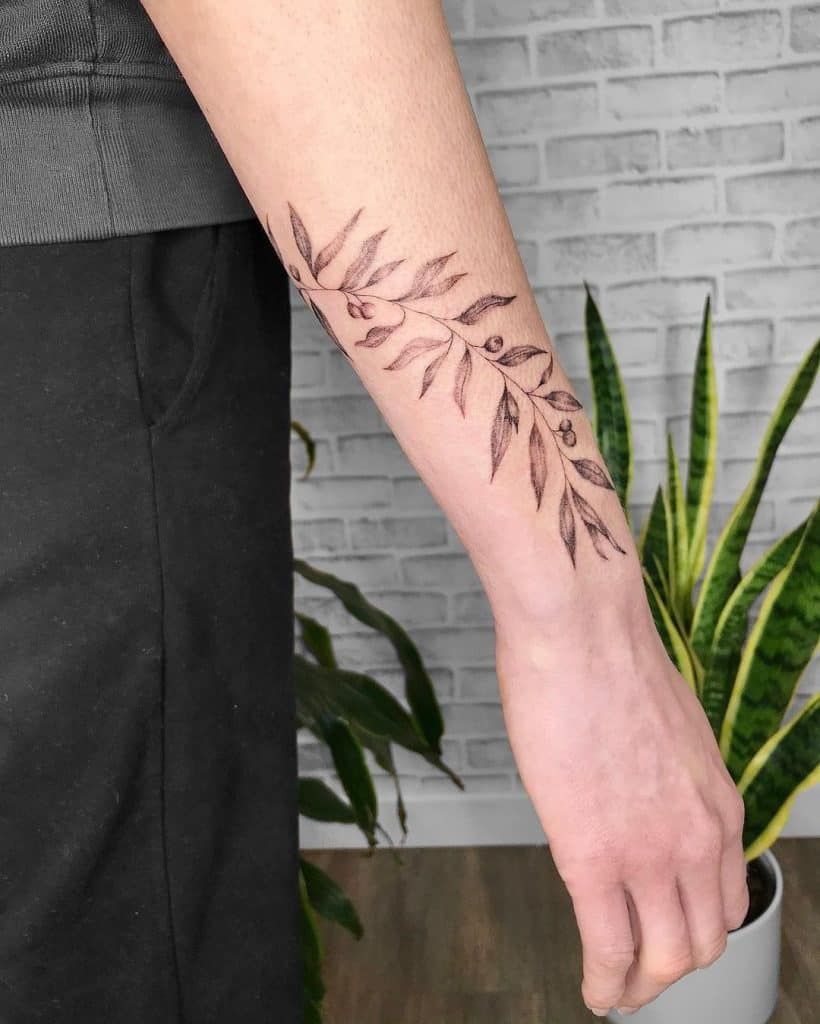 Olive Branch Tattoos 178