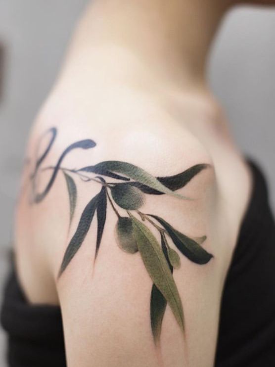 Olive Branch Tattoos 18