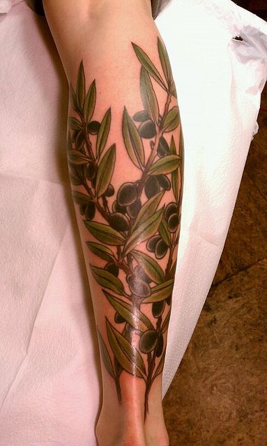 Olive Branch Tattoos 32