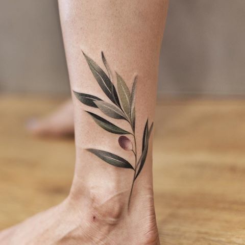 Olive Branch Tattoos 61