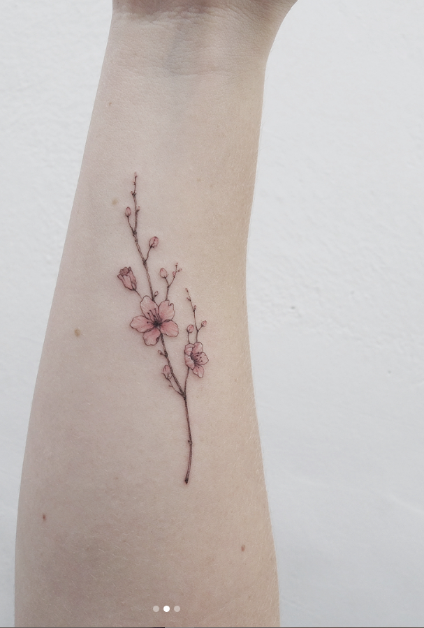 Ribbon Tattoo 10