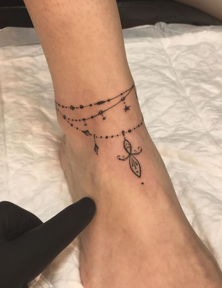 Ribbon Tattoo 11