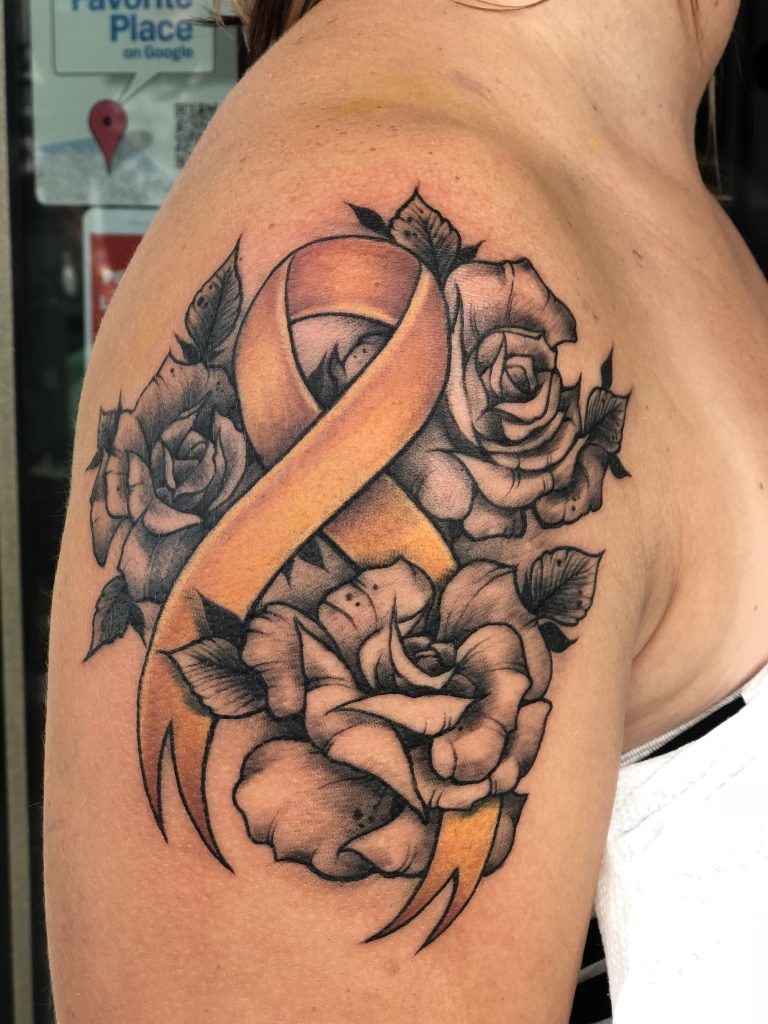 Ribbon Tattoo 132