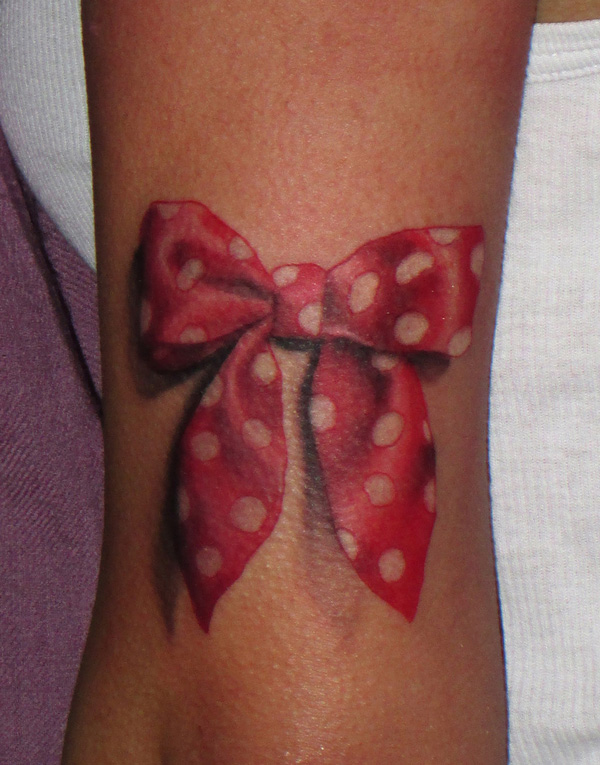 Ribbon Tattoo 16