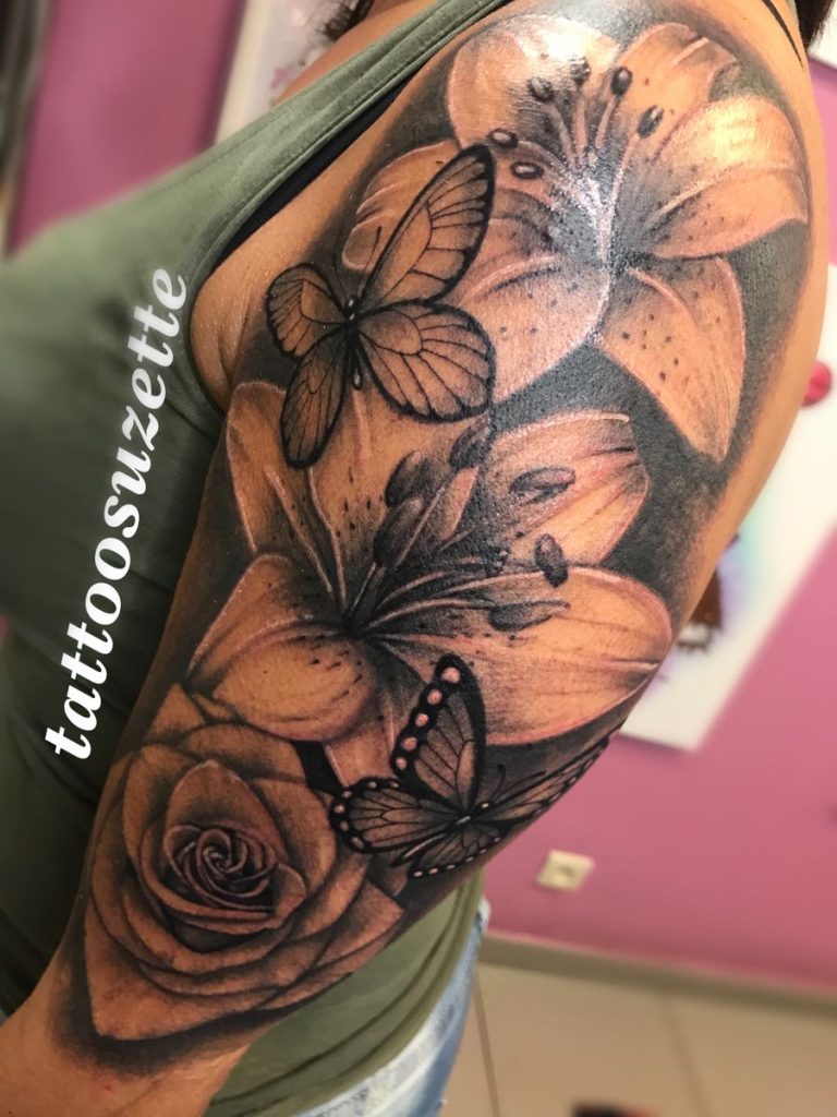 Ribbon Tattoo 164