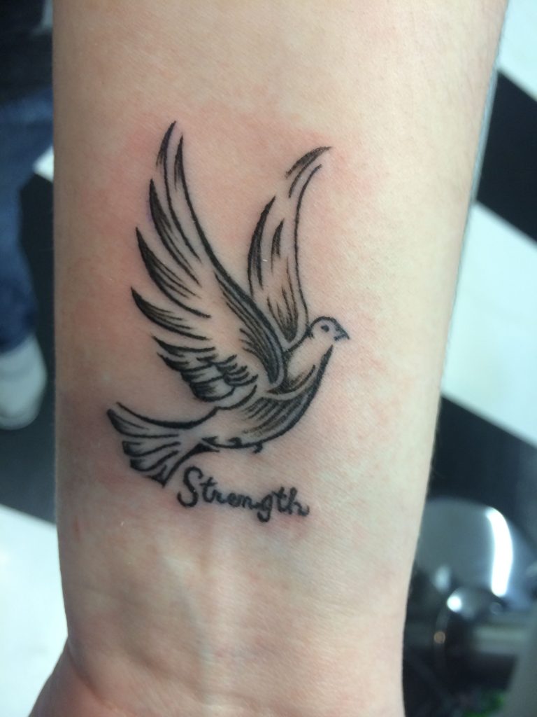 Ribbon Tattoo 27