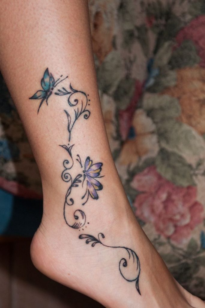Ribbon Tattoo 62