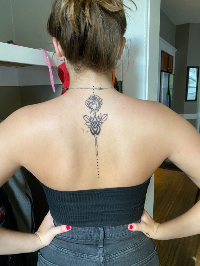 Ribbon Tattoo 83