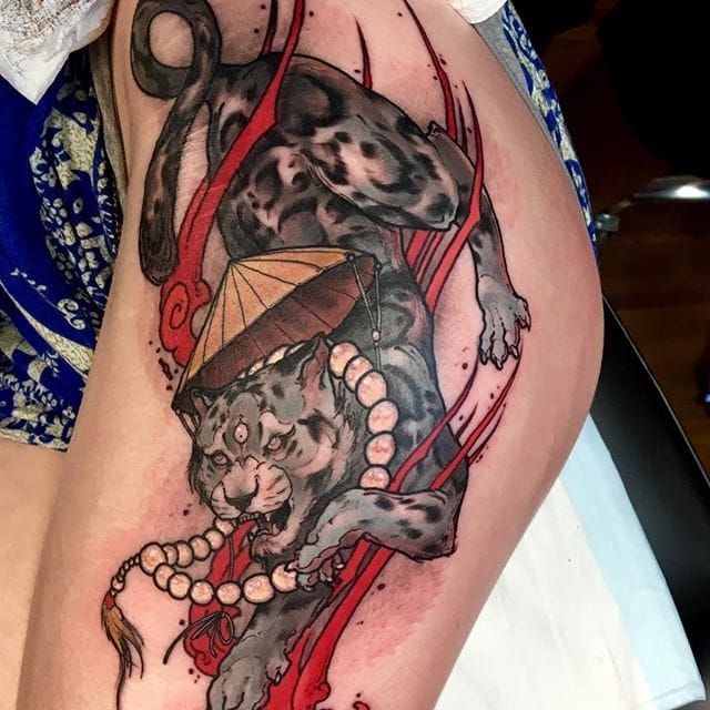 Snow Leopard Tattoo 1