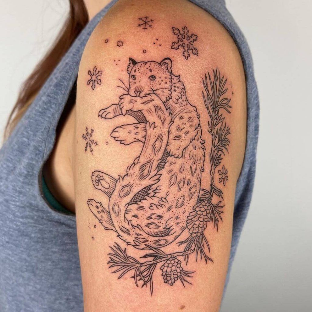 Snow Leopard Tattoo 102