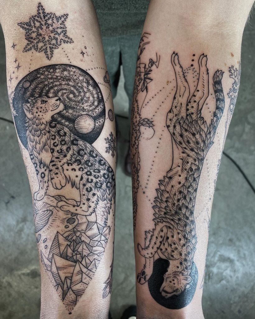 Snow Leopard Tattoo 107