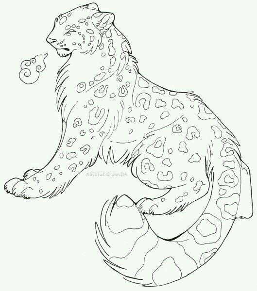 Snow Leopard Tattoo 110