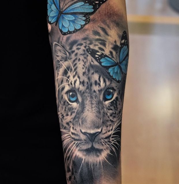 Snow Leopard Tattoo 119