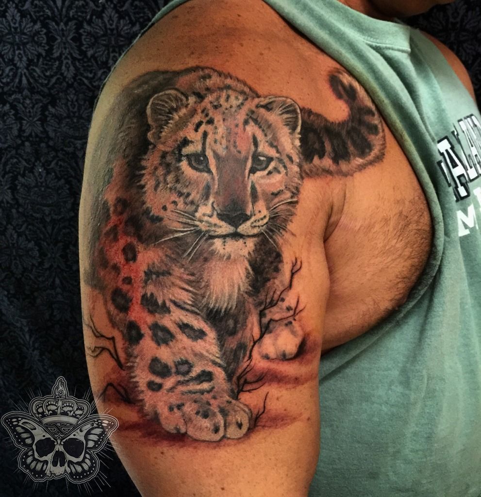 Snow Leopard Tattoo 122