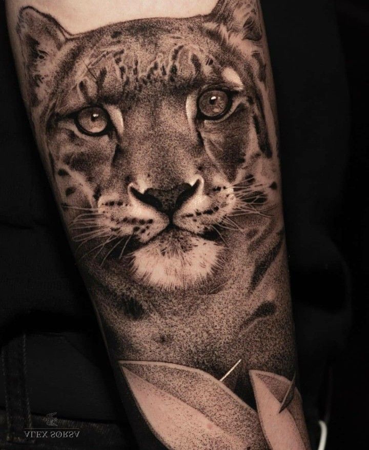 Snow Leopard Tattoo 131