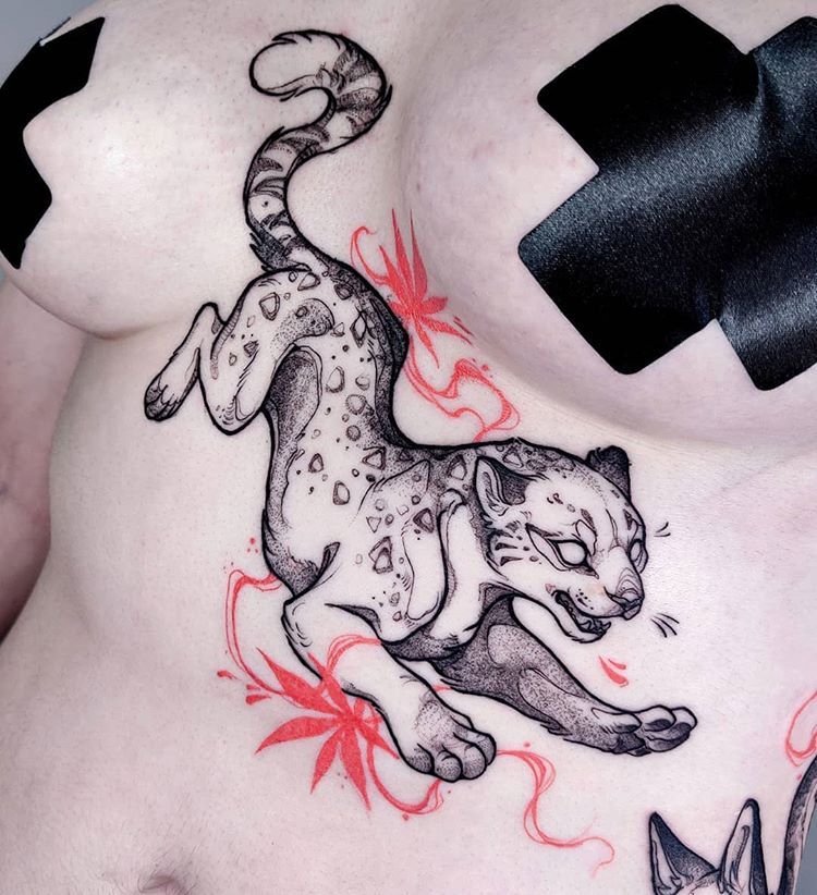 Snow Leopard Tattoo 133