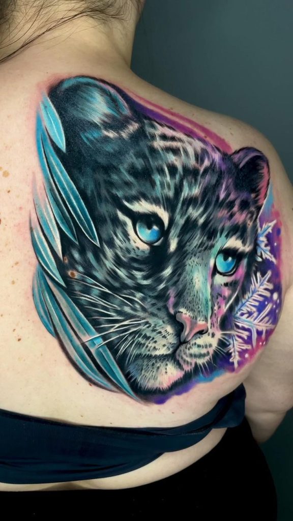 Snow Leopard Tattoo 150
