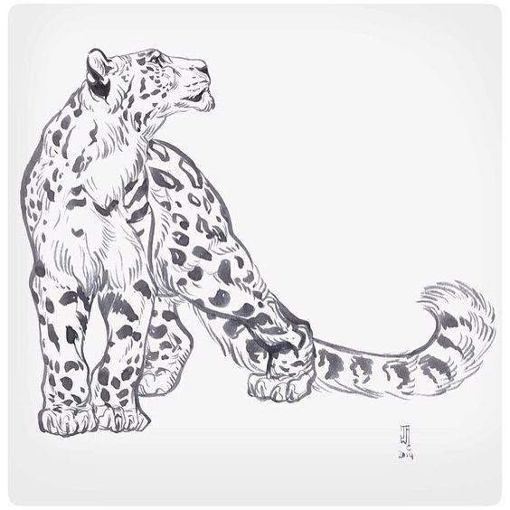 Snow Leopard Tattoo 162