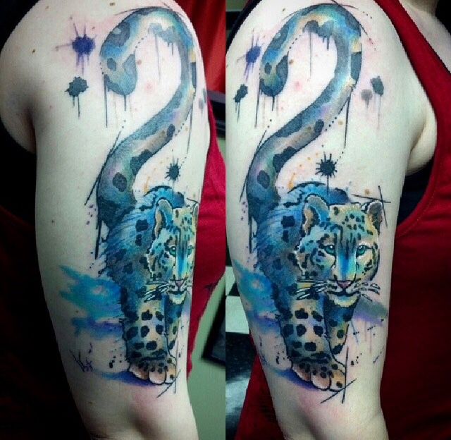 Snow Leopard Tattoo 166