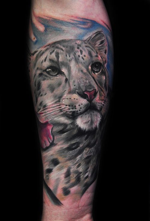 Snow Leopard Tattoo 177