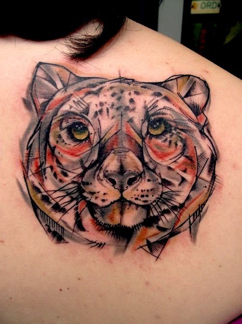 Snow Leopard Tattoo 189