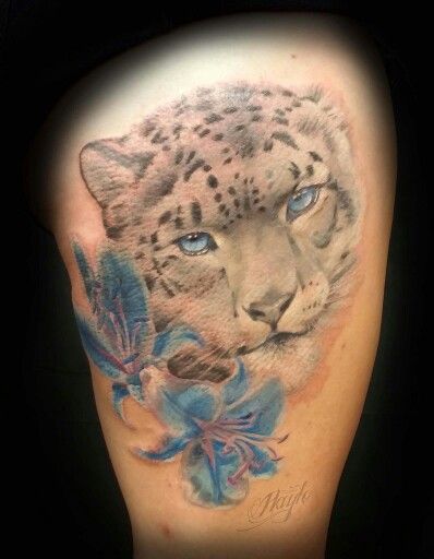 Snow Leopard Tattoo 22