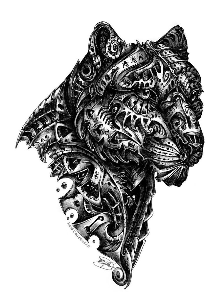 Snow Leopard Tattoo 36