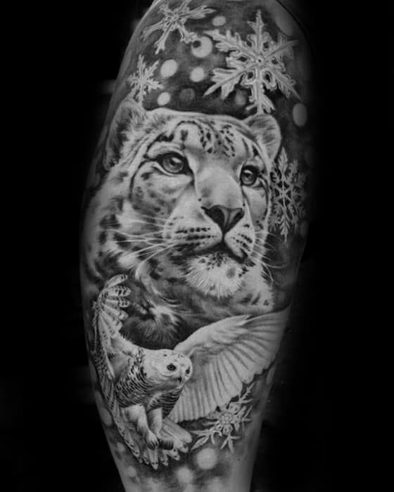 Snow Leopard Tattoo 42
