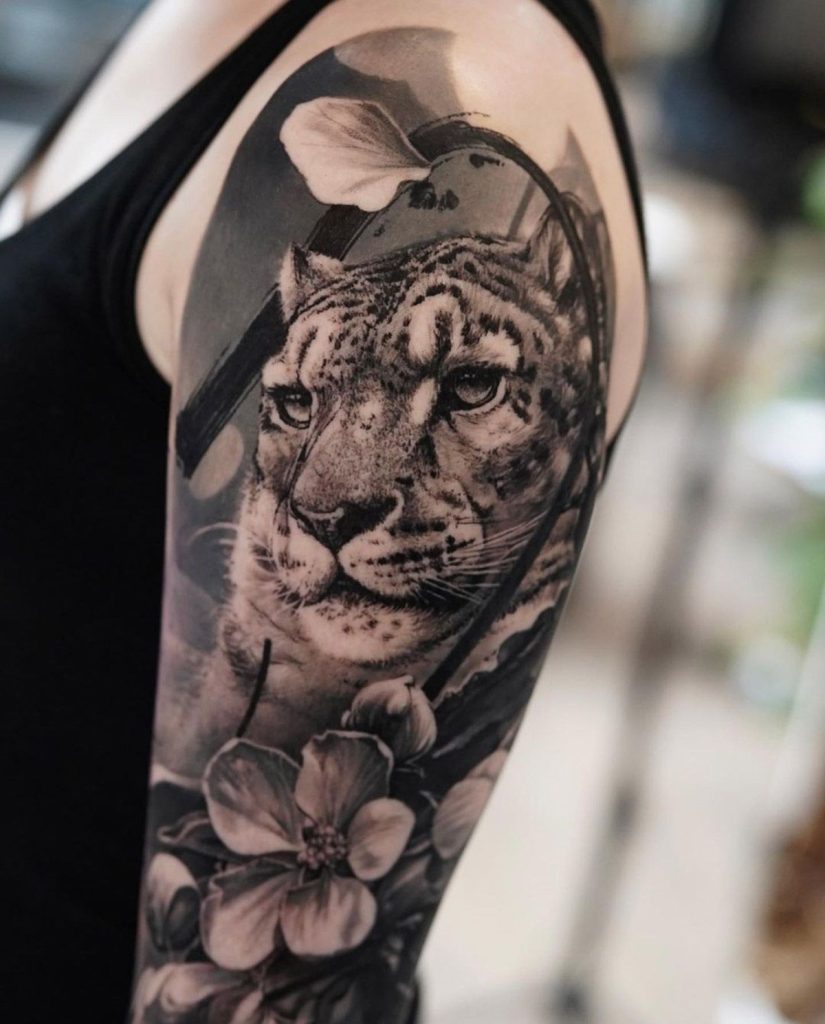 Snow Leopard Tattoo 46