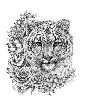 Snow Leopard Tattoo 66