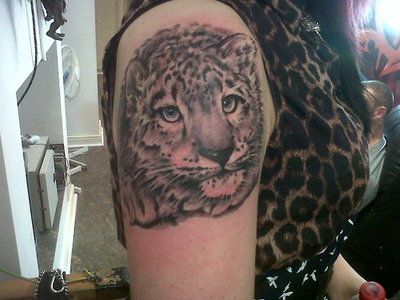 Snow Leopard Tattoo 8