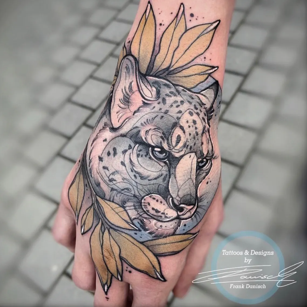 Snow Leopard Tattoo 9