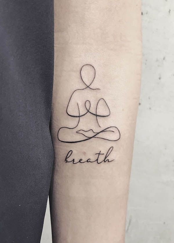 Toplist+ Best Yoga Tattoos Designs and Ideas (2023) 1183 Yoga Tattoos 181