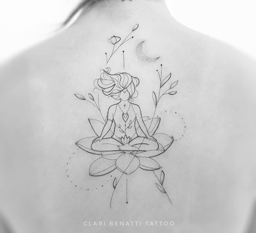 245 Best Yoga Tattoos Designs And Ideas 2023 TattoosBoyGirl   Yoga Tattoos 7 