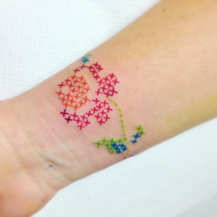 Embroidery Tattoo 10