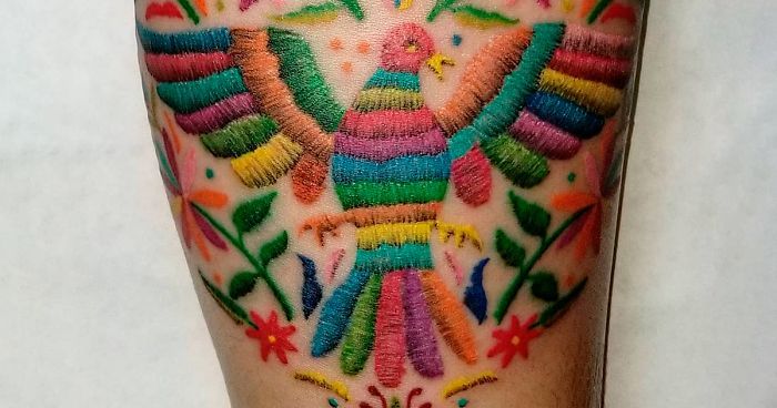 Embroidery Tattoo 106