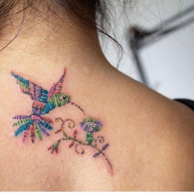 Toplist+ Delicate Embroidery Tattoo Ideas(2023) 1025 Embroidery Tattoo 121