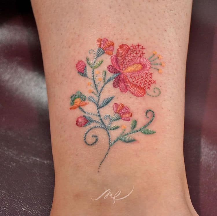 Embroidery Tattoo 13