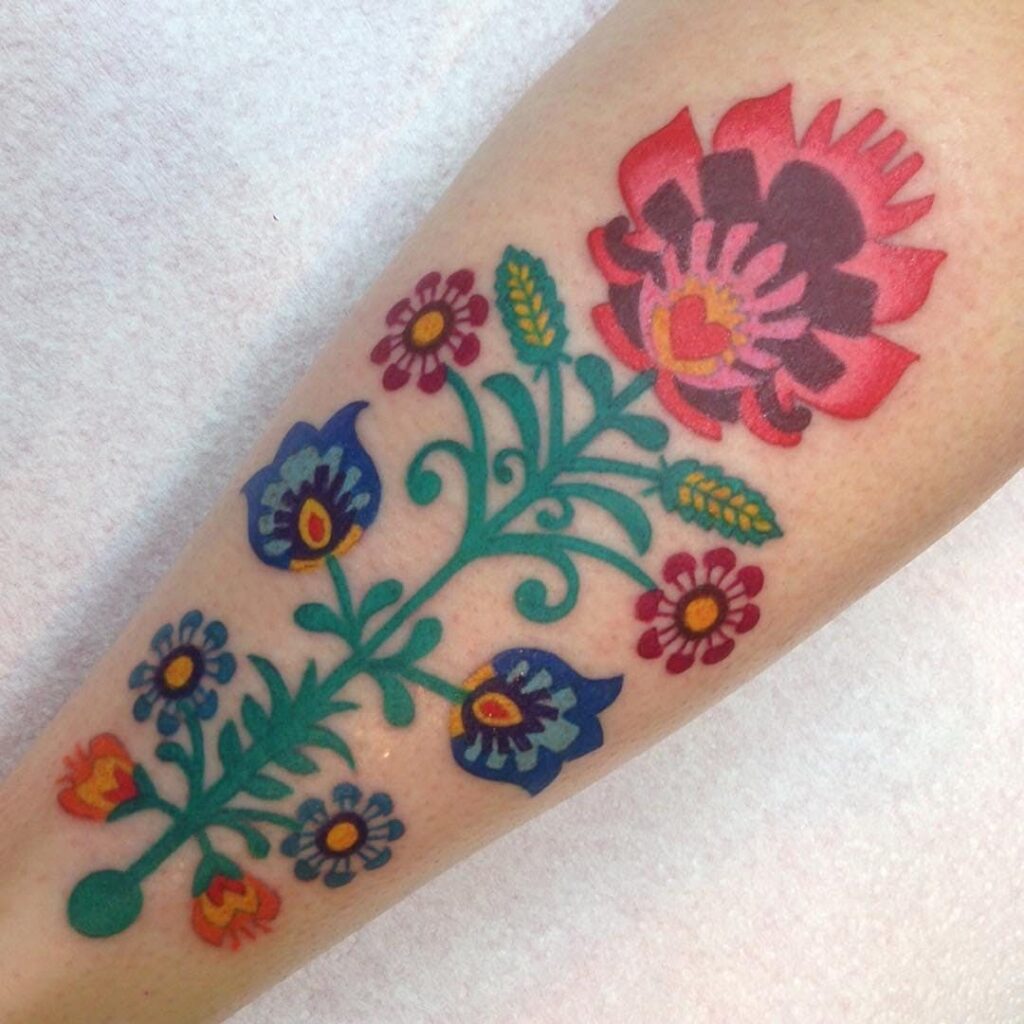 Embroidery Tattoo 136