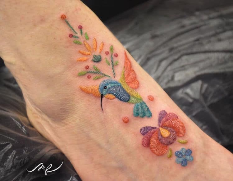 Toplist+ Delicate Embroidery Tattoo Ideas(2023) 1043 Embroidery Tattoo 139
