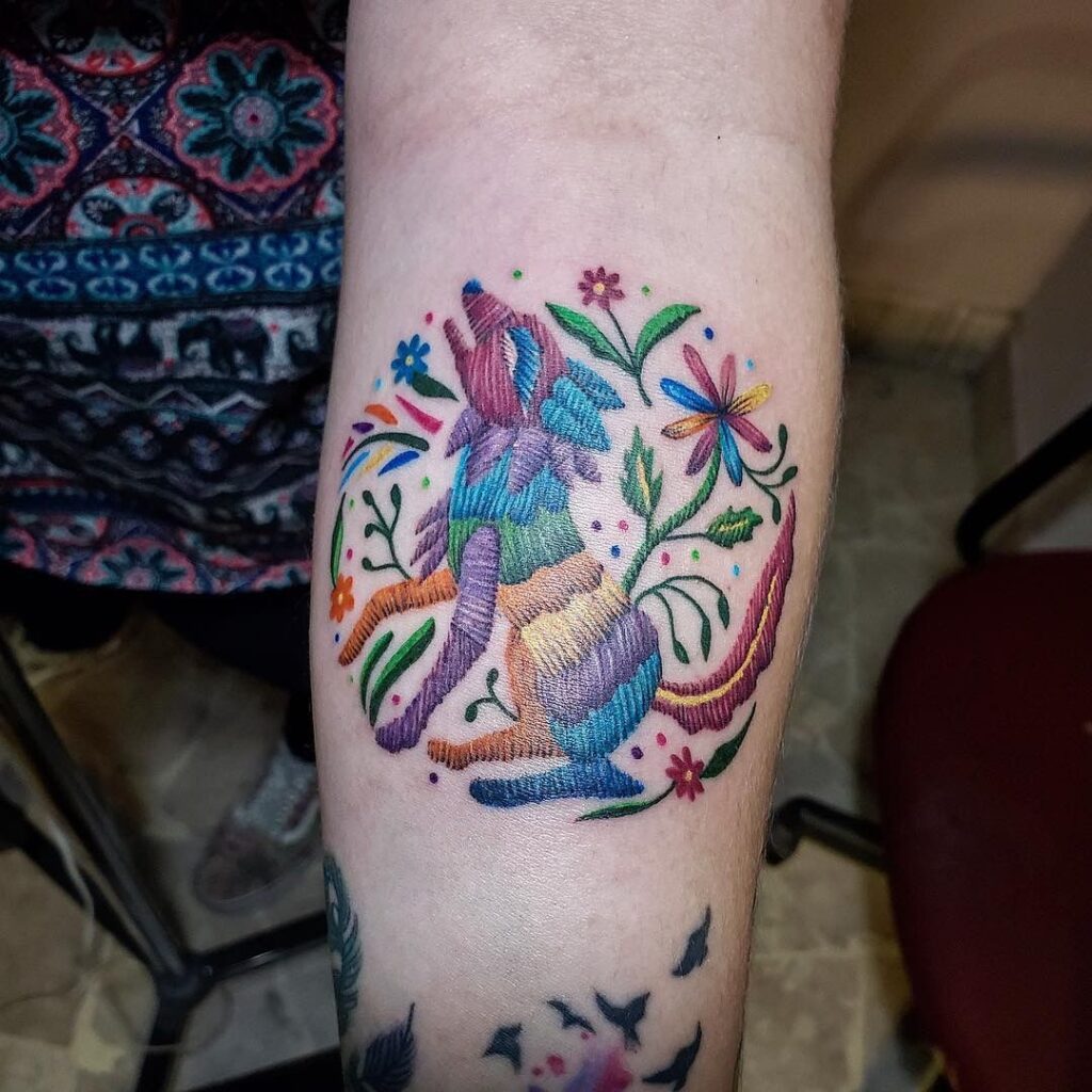 Toplist+ Delicate Embroidery Tattoo Ideas(2023) 1062 Embroidery Tattoo 158
