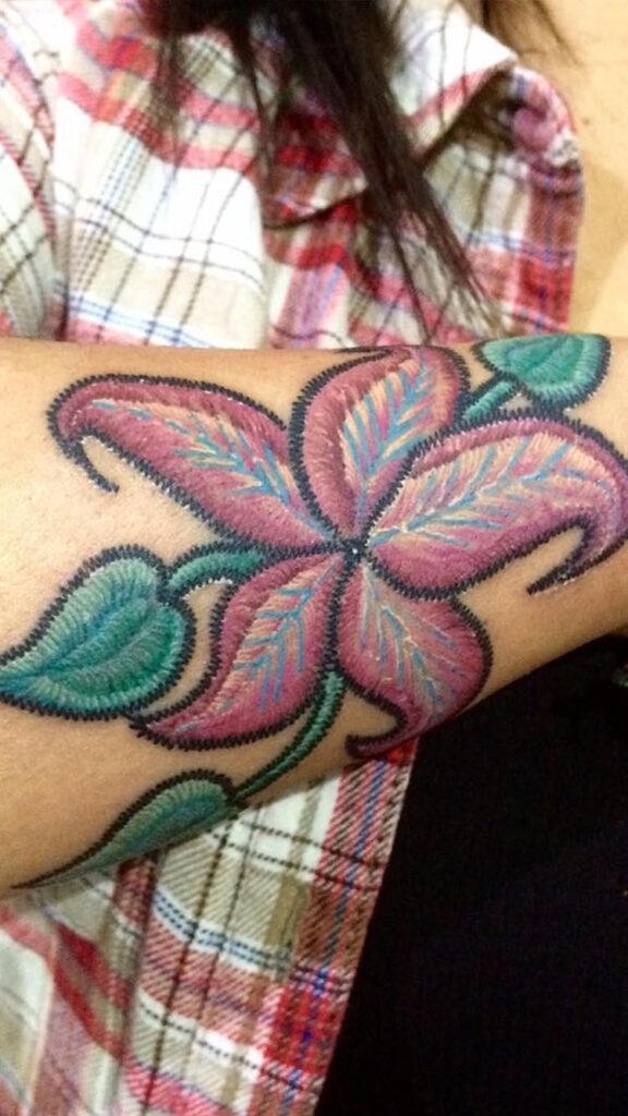 Embroidery Tattoo 160