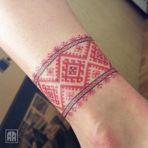 Embroidery Tattoo 187