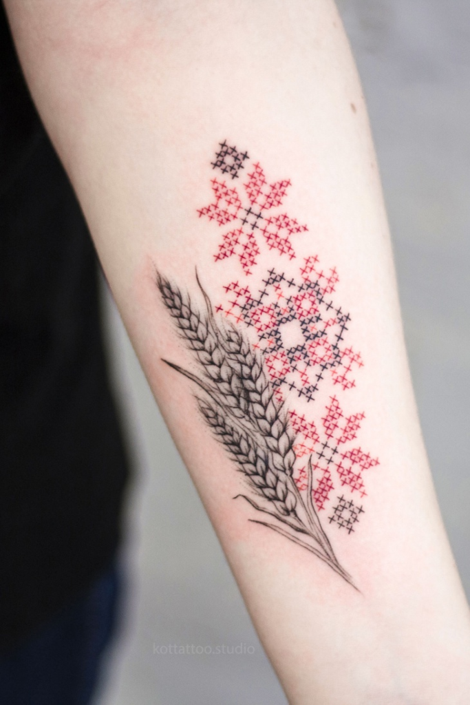 Toplist+ Delicate Embroidery Tattoo Ideas(2023) 919 Embroidery Tattoo 19