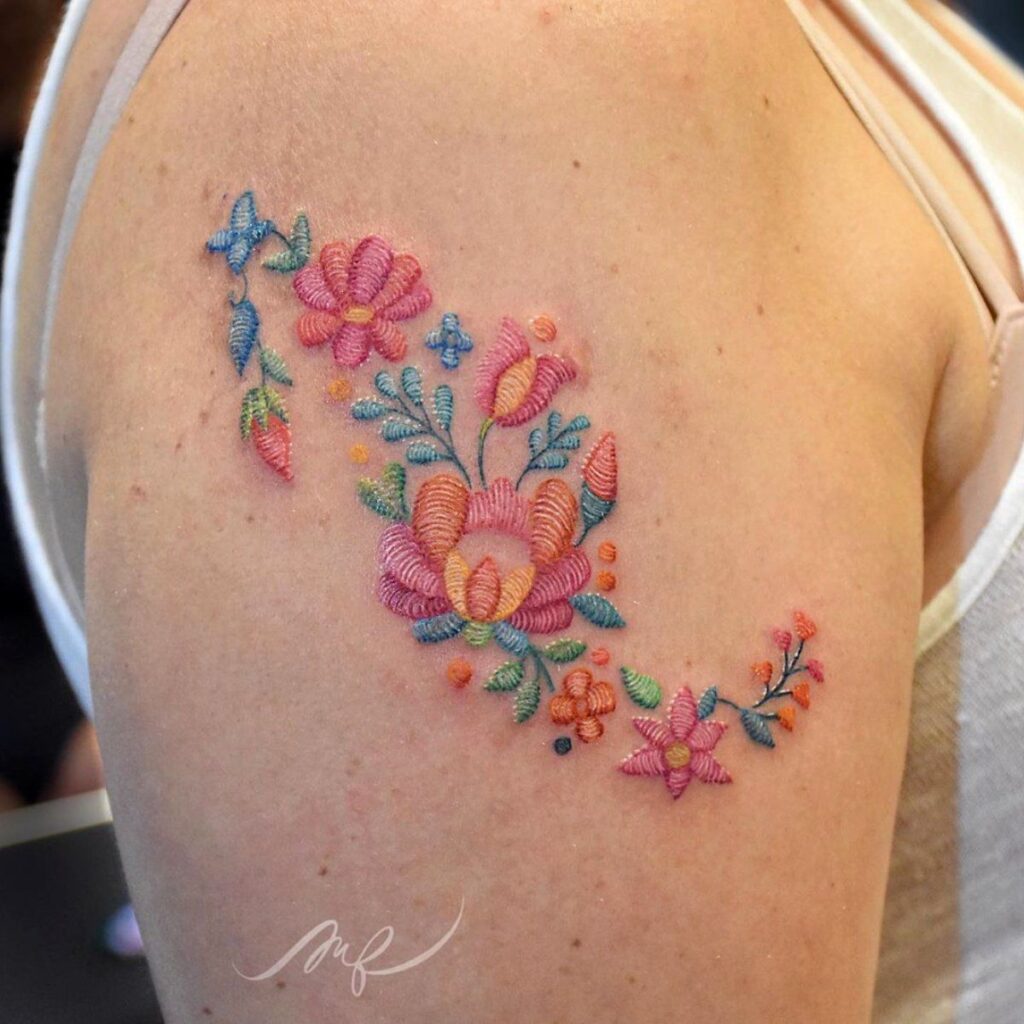 Embroidery Tattoo 23