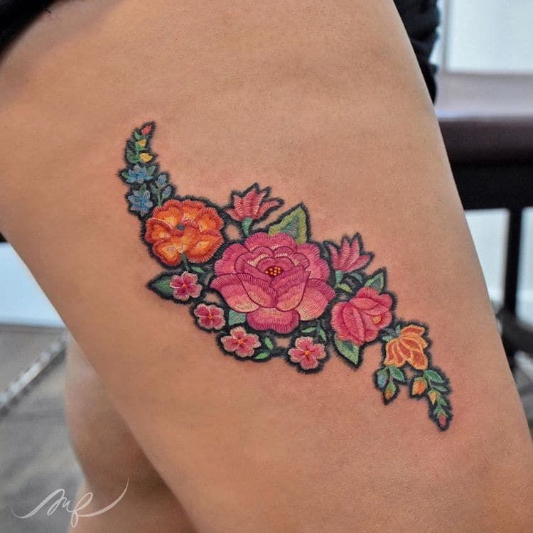 Embroidery Tattoo 27