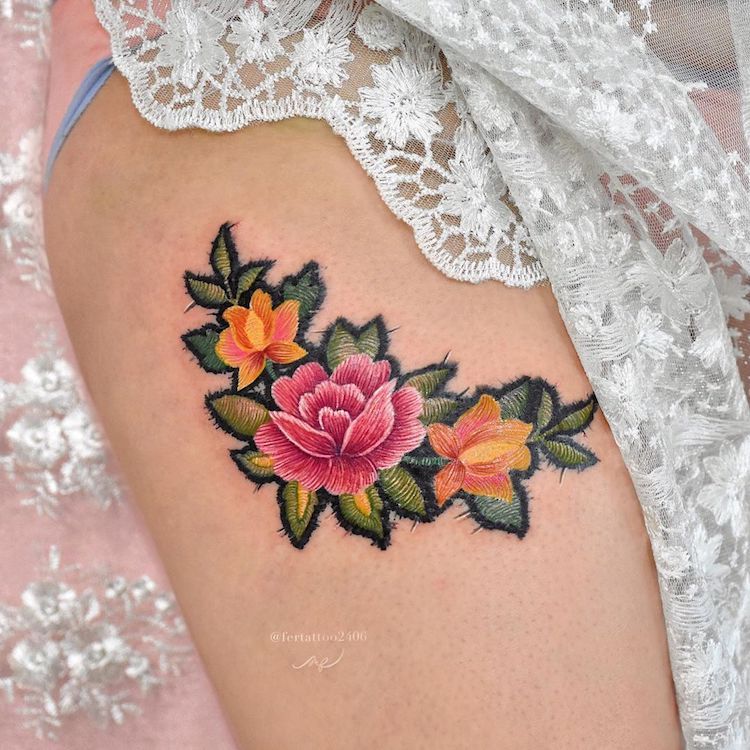 Embroidery Tattoo 28