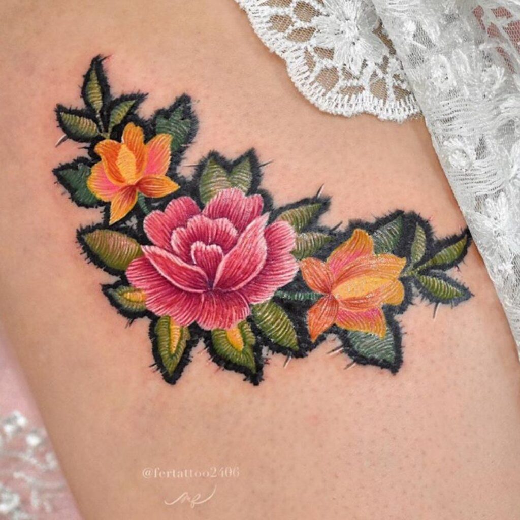 Embroidery Tattoo 68