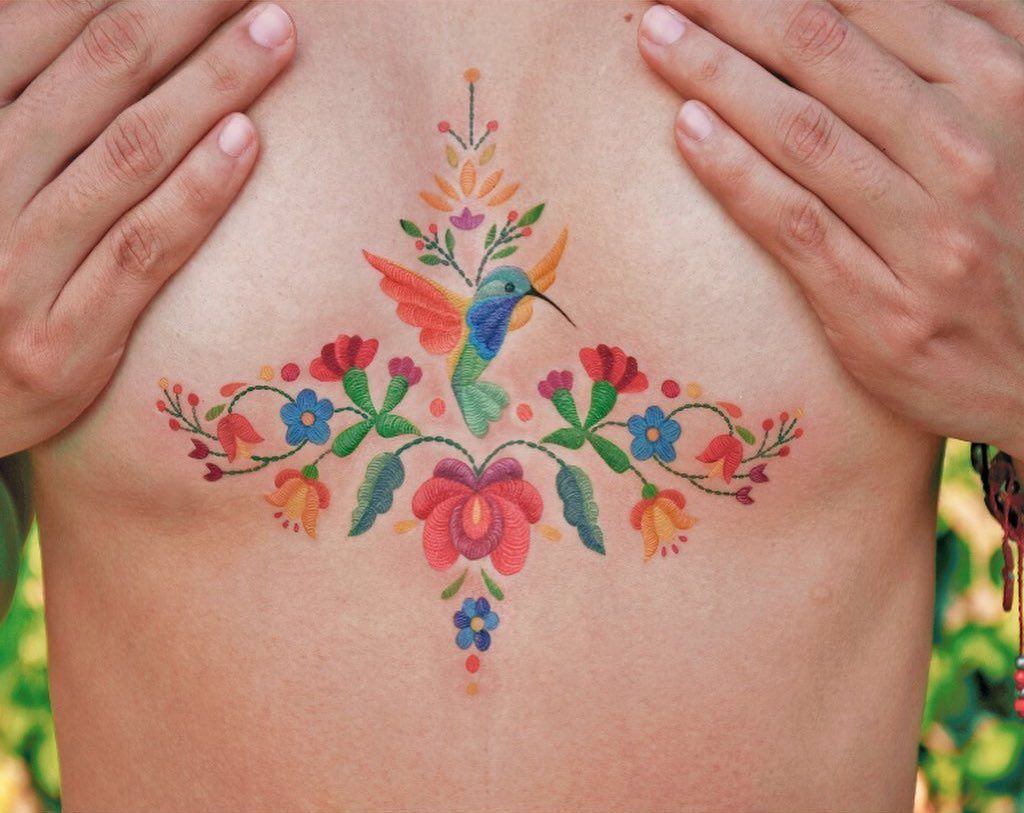 Toplist+ Delicate Embroidery Tattoo Ideas(2023) 976 Embroidery Tattoo 72